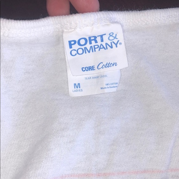 NWOT UNISEX Alpha Phi + Lambda Chi Alpha White Tee - Picture 6 of 8